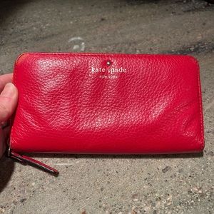 Kate Spade red wallet